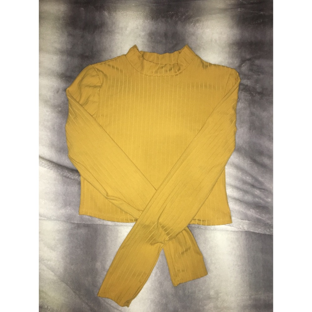 Turtleneck crop top